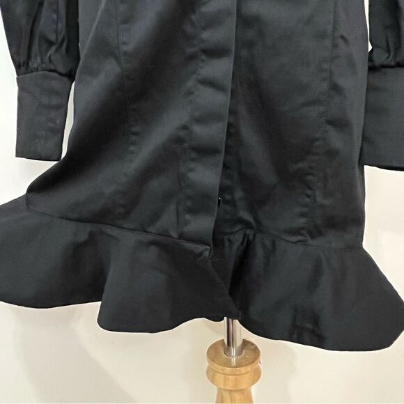 River Island Prairie/ Punk/ Rockabilly Black Cotton Dress 2 - Picture 12 of 16